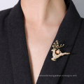 Christmas gift elk brooches women brooches